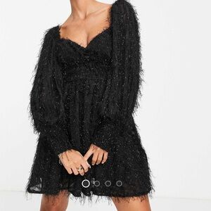 ASOS Fluffy Mini Dress
